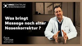 Nasenkorrektur | Frag Prof. Riedel | Was bringt Massage nach einer Nasenkorrektur?