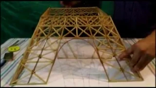 How to Make a Model of Eiffel tower with Bamboo Sticks