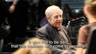 Pierre Boulez and the Lucerne Festival Academy