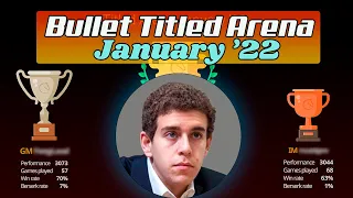 Daniel Naroditsky | Lichess Bullet Titled Arena | Bullet Chess 1+0 | 22/01/22