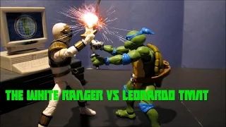 The White Ranger Vs Leonardo TMNT Stop Motion