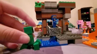 minecraft lego creeper rap ending b lego version remix no Alex scene's