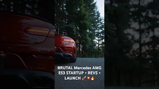 BRUTAL Mercedes AMG E53 STARTUP + REVS + LAUNCH 🚀💥🔥