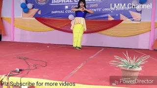 Dipson  Dance performance || Imphal College  Freshers' Meet 2018-19