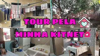 tour completo pela kitnet alugada! mostrei tudo.🏡