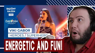 Viki Gabor Reaction - Heroes  Superhero  Tu Bije Serce Europy! - TEACHER PAUL REACTS