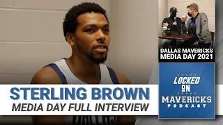 Sterling Brown on Returning to Dallas & Defense | Dallas Mavericks Media Day 2021 FULL INTERVIEW