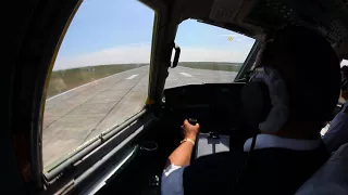 Взлет Ил-96 из Елизово / Ilyushin Il-96 take off from Elizovo