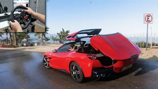 Ferrari Portofino Convertible - Forza Horizon 5 | Logitech G29 Steering Wheel + Shifter Gameplay