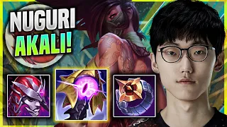 WHEN NUGURI PLAYS AKALI TOP! - FPX Nuguri Plays Akali TOP vs Gwen! | Season 11