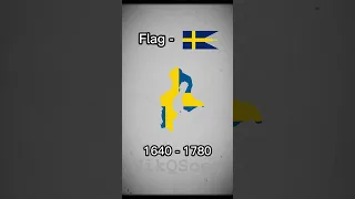 Evolution of Sweden#shorts #geography #map #flag #sweden #evolution #history #empire #viral