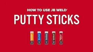 How To Use J-B Weld Epoxy Putty Sticks