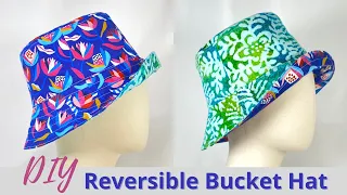 How to Make a Reversible Bucket Hat   DIY