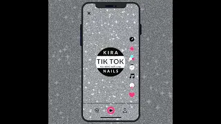 Kira Nails Tik Tok No Wipe Top Coat - светоотражающий топ без липкого слоя, 6 мл