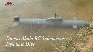 Dumas Akula Submarine Kit Russian nuclear attack sub first dynamic dive test