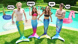 Last To Stop Being A Mermaid Wins $10,000 **SWIMMING POOL CHALLENGE**🧜‍♀️✨| Piper Rockelle