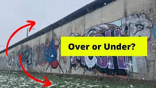 How did people escape across the BERLIN WALL?