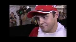 Interview with Felipe Massa after the qualifying, Singapore GP 2012
