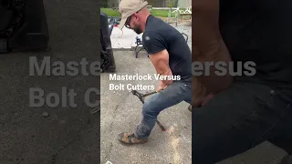 Masterlock Versus Bolt Cutters: Could a Thief do this to you?