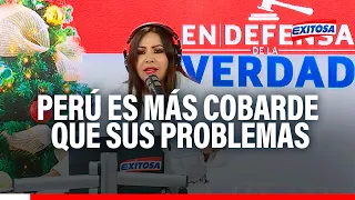 🔴🔵Cecilia García tras análisis de la situación del país : "El Perú es más cobarde que sus problemas"