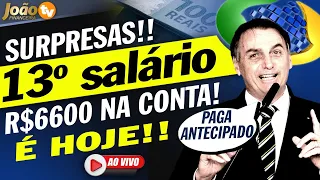 ✔️Saiu AGORA: R$6600 + SURPRESA para APOSENTADOS e PENSIONISTAS INSS - Pagamento + 13 Salário INSS!