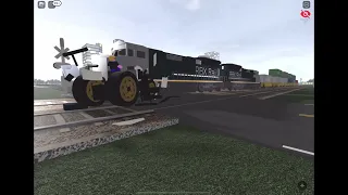 ROBLOX Crash Town Game Trains vs Cars based on Real Life Crashes￼