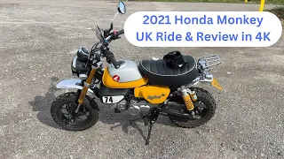 Honda Monkey 2021 model - UK Ride & Review 4K