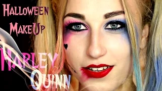 МАКИЯЖ ХАРЛИ КВИНН ИЗ ОТРЯДА САМОУБИЙЦ ❤Harley Quinn❤Макияж на ХЭЛЛОУИН❤HALLOWEEN MAKEUP