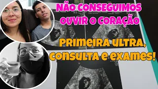 PRIMEIRA ULTRASSOM DO NOSSO BEBÊ, CONSULTA E PRIMEIROS EXAMES | Denise Porto