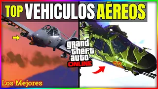 TOP 7 MEJORES VEHICULOS AÉREOS de GTA5 ONLINE! TOP MEJORES AVIONES & HELICOPTEROS GTA | Cjp_Mystic