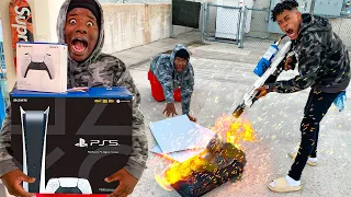 DESTROYING MY FRIENDS PS5!!! (EXTREME)