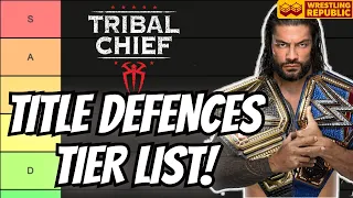 The Ultimate Roman Reigns Title Defence TIER LIST