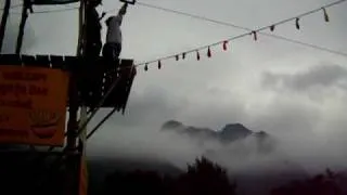 Vang Vieng, zipline, a backpacker rite of passage