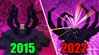 Wither Storm Survival in Minecraft 2015 vs 2022
