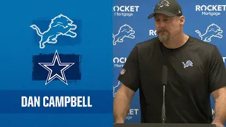 Dan Campbell postgame media availability | 2023 Week 17: Lions vs. Cowboys