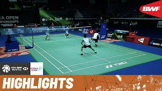 Home duo Kang/Seo pull out all the stops to take on Ahsan/Setiawan in an entertaining semifinal