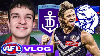 BROWNLOW FYFE IS BACK! Fremantle vs Western Bulldogs 2024 AFL Vlog