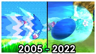 Evolution of Sonic's Boost (2005 - 2023)