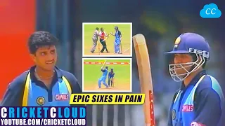 Sachin & Ganguly Hit Unbelievable Sixes in a Must-Win Game | Sachin's EPIC Shots in Extreme Pain !!