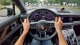 2018 Porsche Panamera Turbo Sport Turismo - 550hp Station Wagon (POV Binaural Audio)