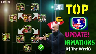 TOP 6 BEST FORMATION AFTER UPDATE IN EFOOTBALL #efootball #efootball2024