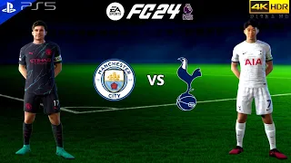 EA Sports FC 24 - Manchester City Vs Tottenham Hotspur | Premier League 2024 PS5 [4K 60FPS +HDR]