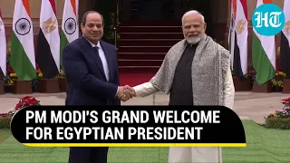 Arab nation Egypt bonds with India; PM Modi welcomes Egyptian President Sisi with a hug