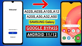 Samsung A02S/A03S/A10S/A20S/A30/A32/A50 Google Account Unlock | All Samsung Frp Bypass Android 11/12