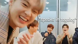 ASTRO SPEAKS FLUENTLY IN FILIPINO (tagalog dubbed)