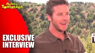 Getting Deputized by Armie Hammer - Exclusive 'The Lone Ranger' Interview (2013)