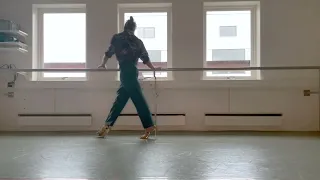 Max Makowski Tango Follower's Heels Technique -  'El Huracán' - Tekla Gogrichiani