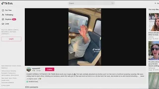 Tik Tok of alleged racist verbal attack on Connecticut train goes viral