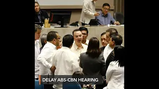 House to delay ABS-CBN hearings until May or August