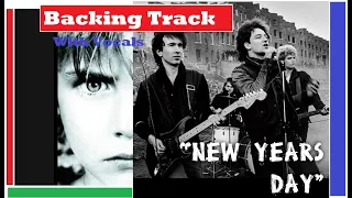 U2 - New Years Day - Backing Track For Guitar With Vocals -  To Study For Free